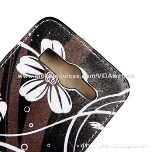 Leather Case with Flip, for Huawei G520 525, Manufacturer
